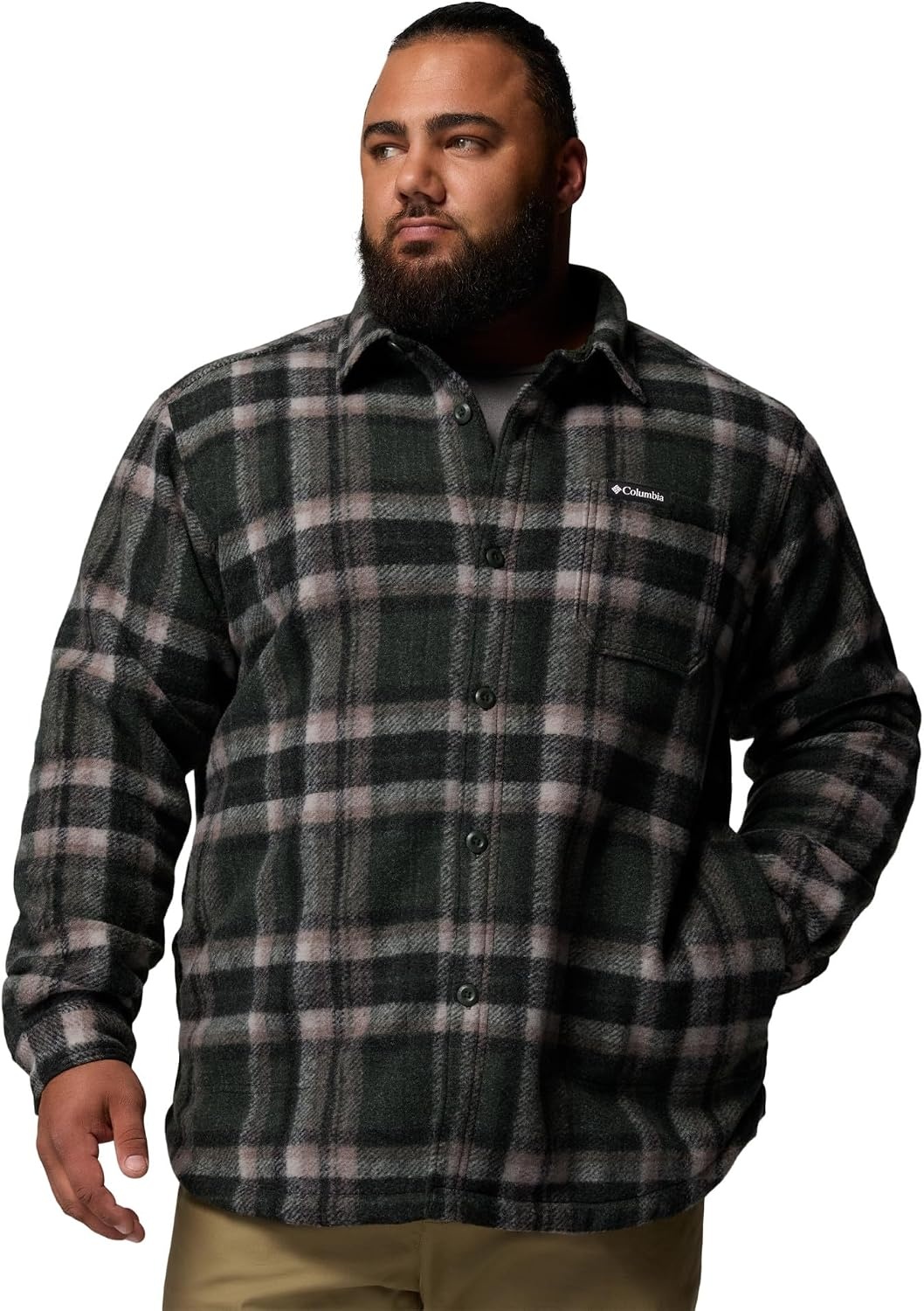 image:imageColumbia Mens Hunter Arch Shirt JacketGreenscape Track Plaid