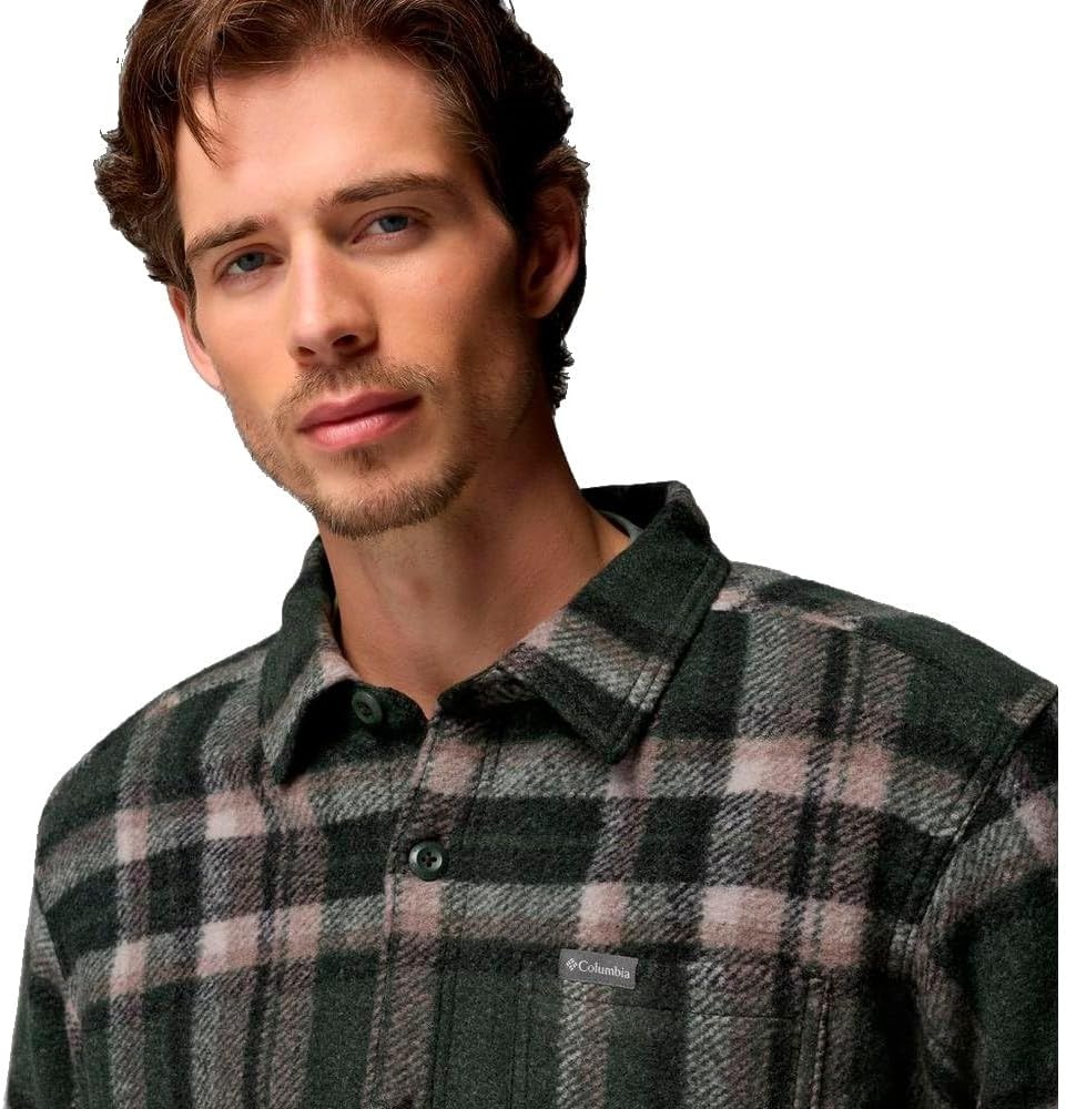 image:imageColumbia Mens Hunter Arch Shirt JacketGreenscape Track Plaid