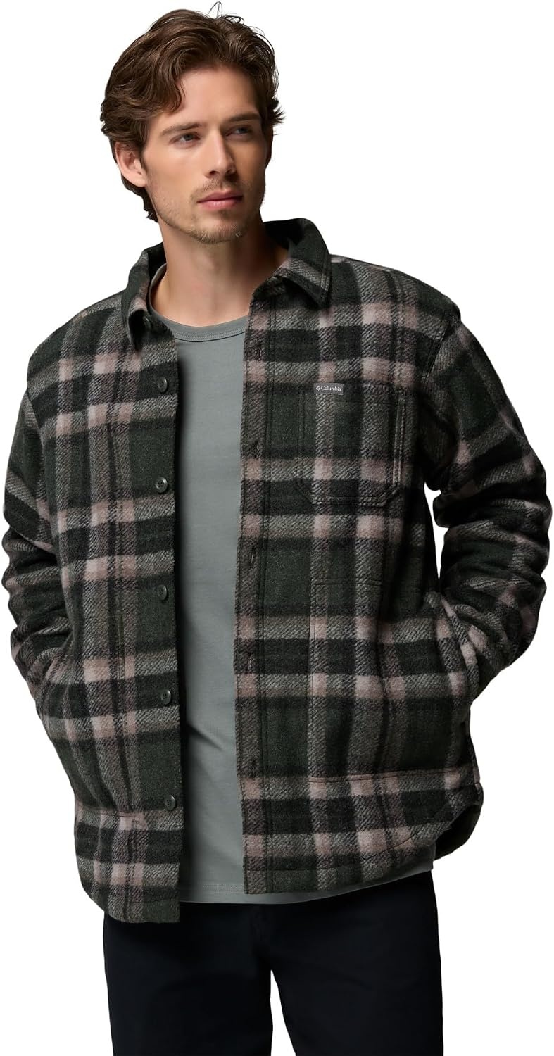 image:imageColumbia Mens Hunter Arch Shirt JacketGreenscape Track Plaid