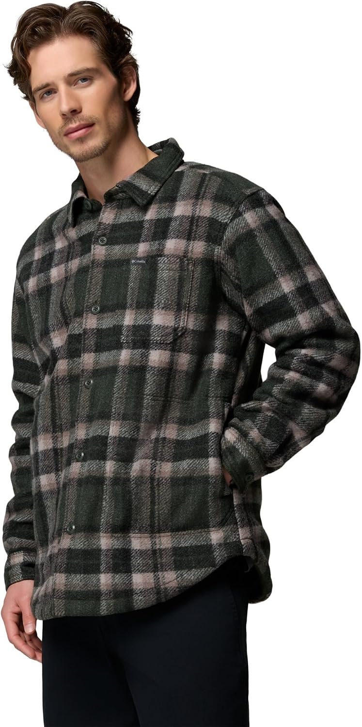 image:imageColumbia Mens Hunter Arch Shirt JacketGreenscape Track Plaid