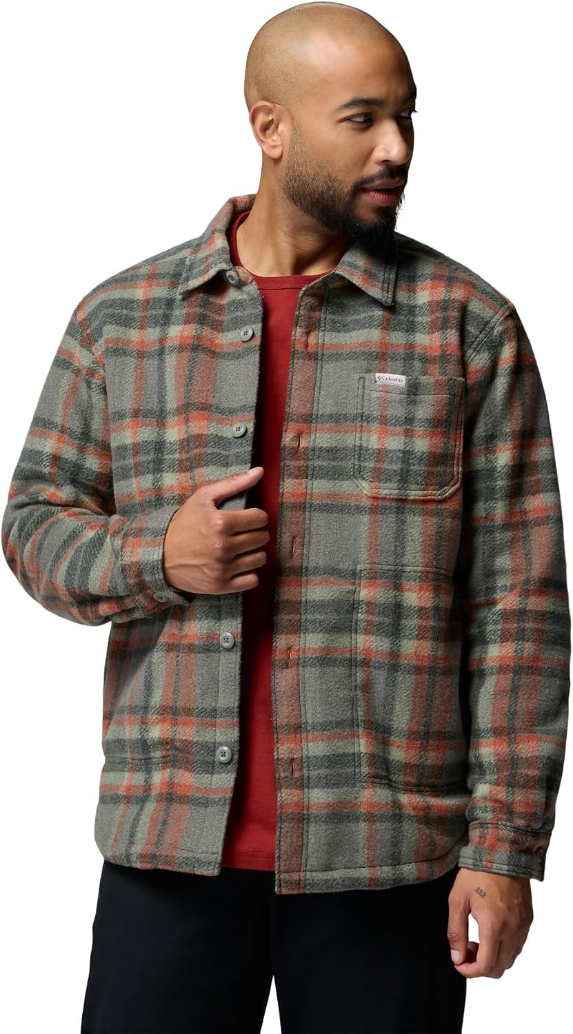 image:imageColumbia Mens Hunter Arch Shirt JacketSedona Sage Track Plaid