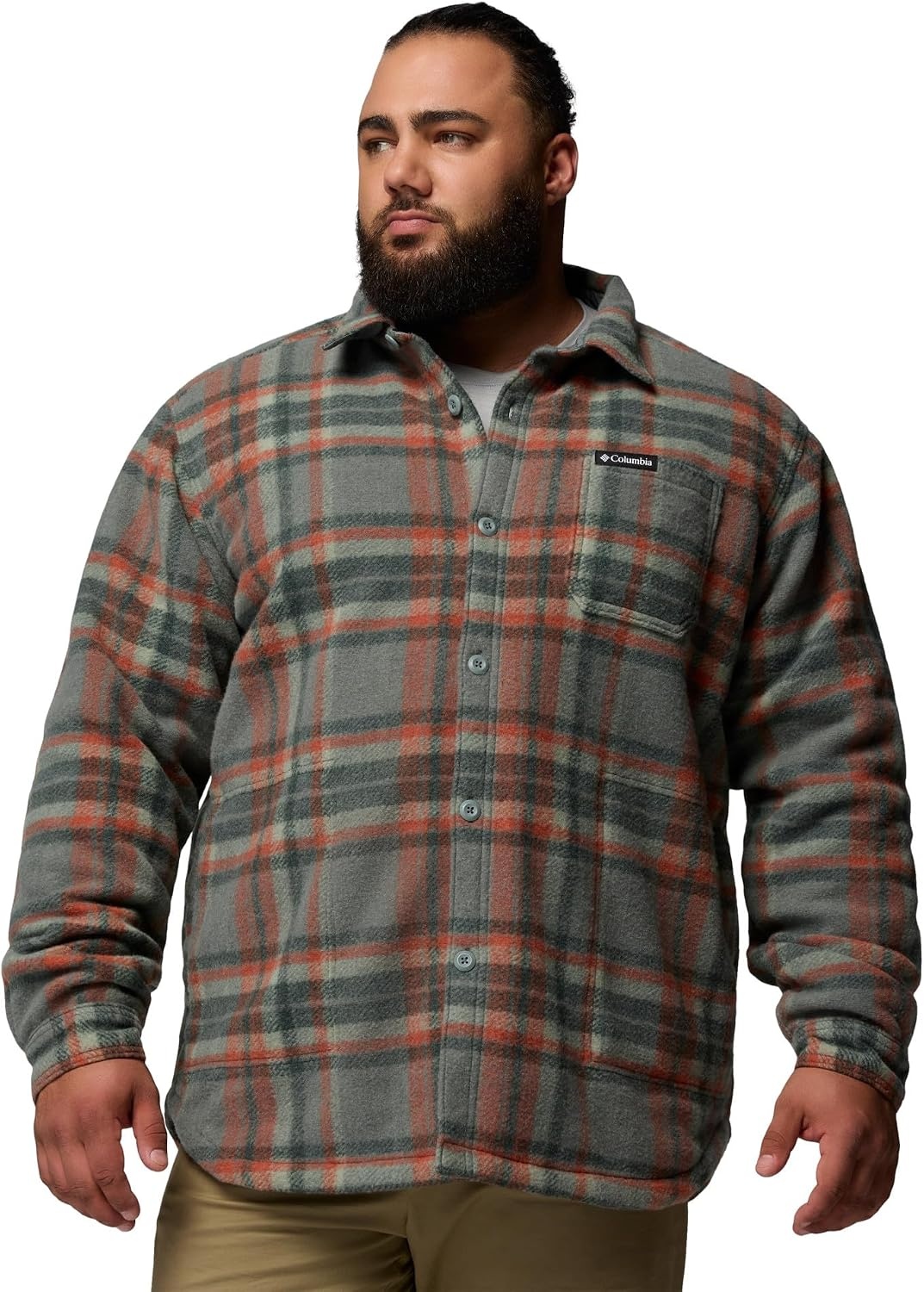 image:imageColumbia Mens Hunter Arch Shirt JacketSedona Sage Track Plaid