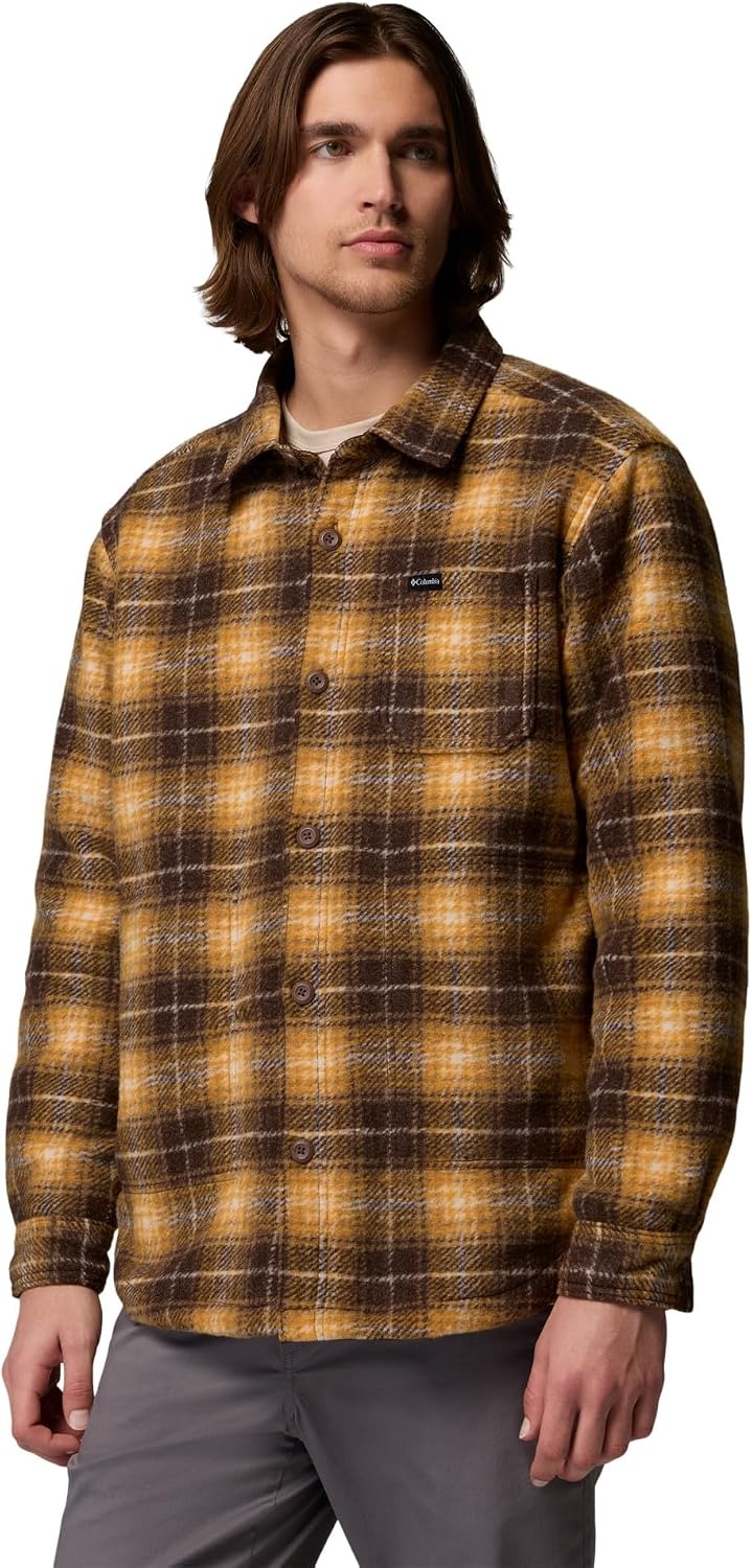 image:imageColumbia Mens Hunter Arch Shirt JacketTobacco Bivy Plaid