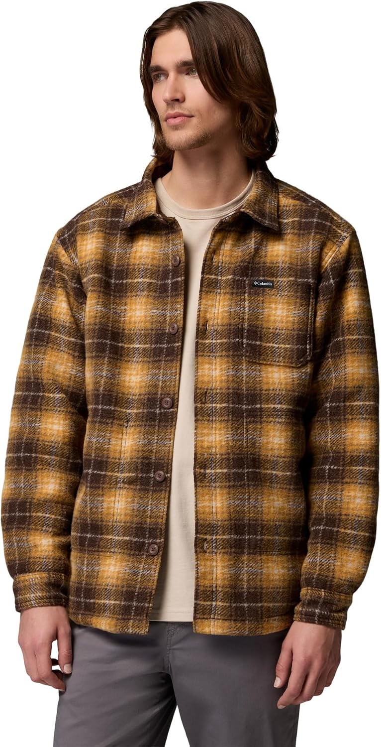 image:imageColumbia Mens Hunter Arch Shirt JacketTobacco Bivy Plaid