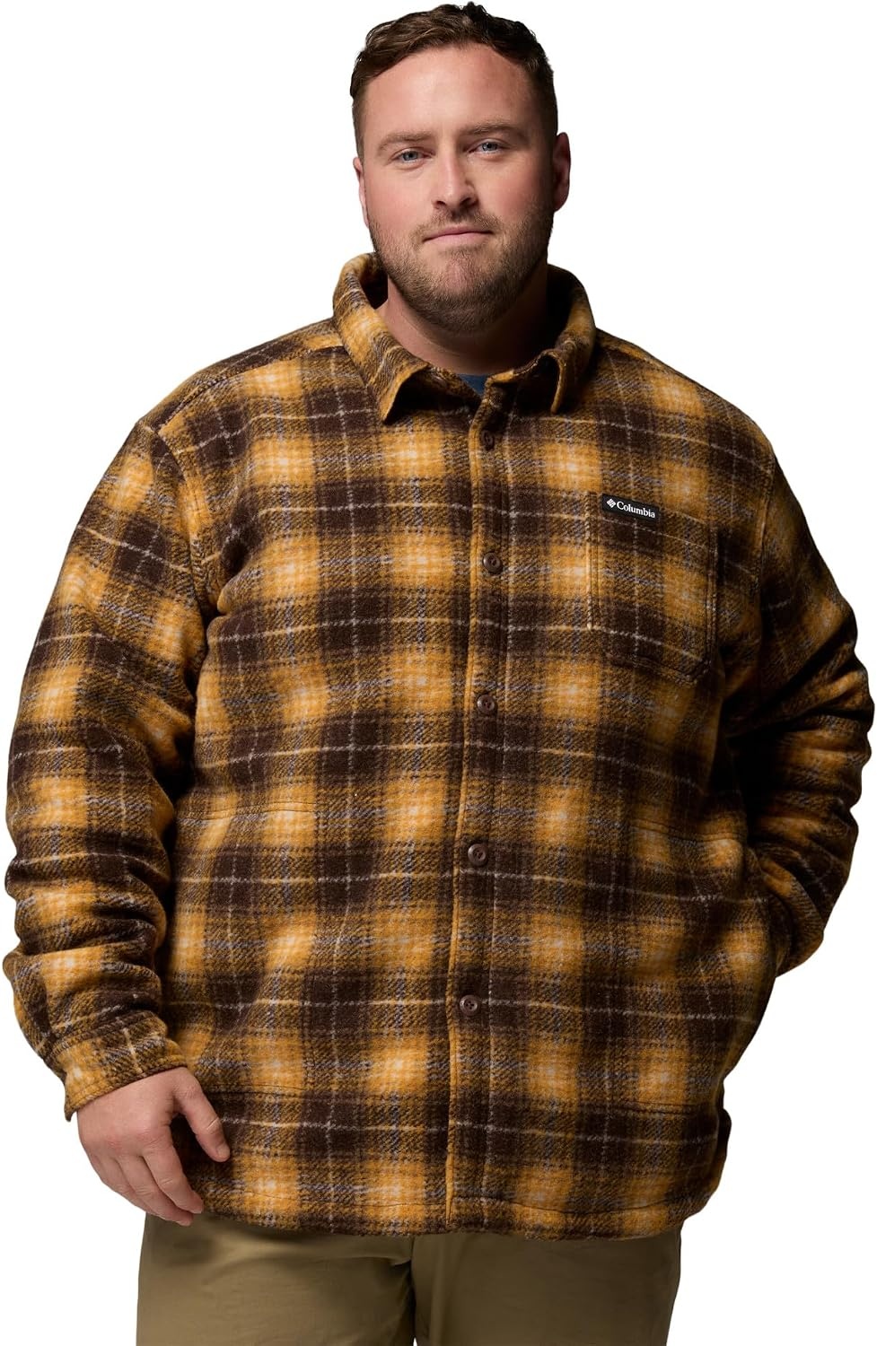 image:imageColumbia Mens Hunter Arch Shirt JacketTobacco Bivy Plaid