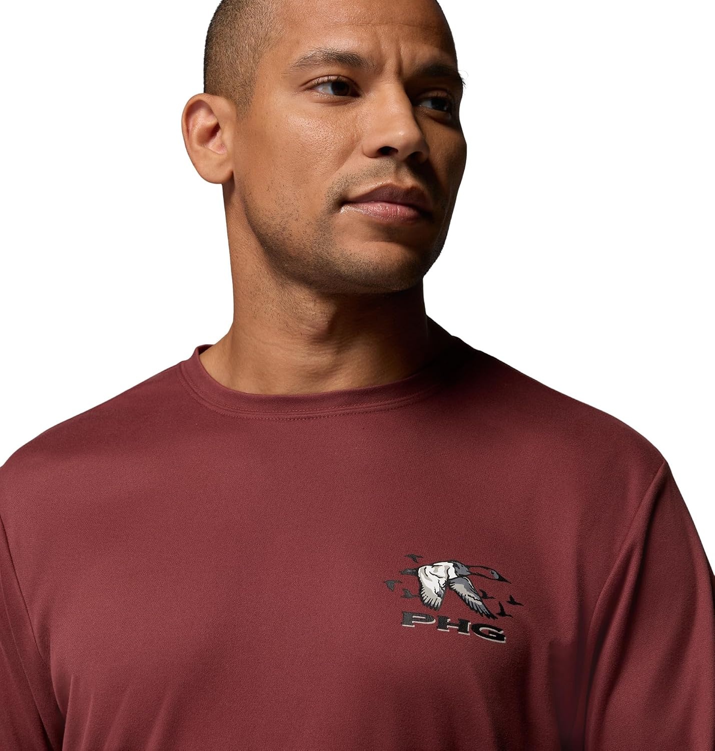 image:imageColumbia Mens PHG Terminal Shot Loyalty Long SleeveRed Rocks