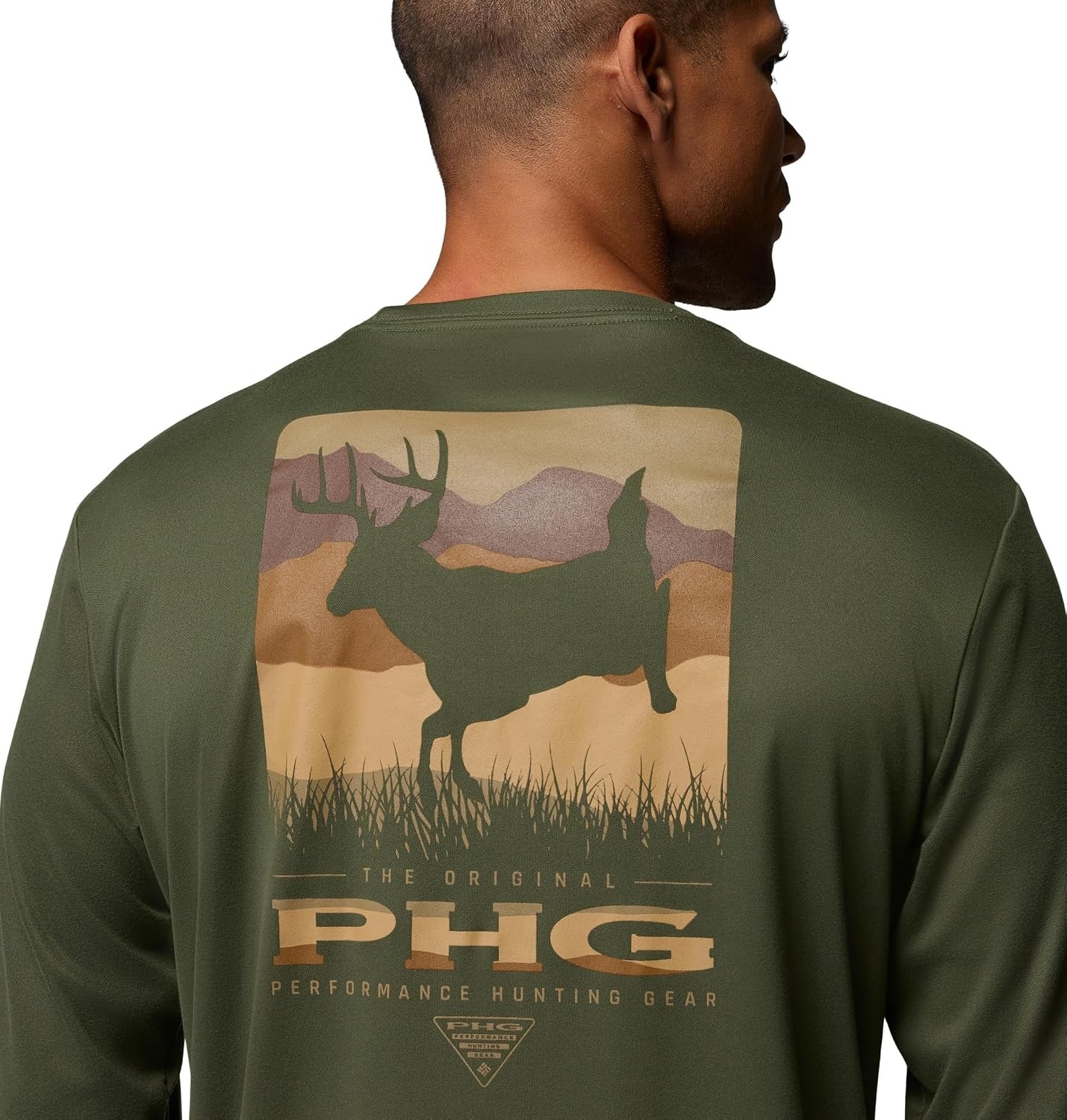 image:imageColumbia Mens PHG Terminal Shot Loyalty Long SleeveSurplus Green