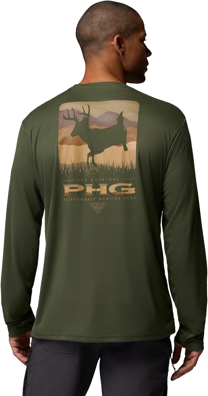 image:imageColumbia Mens PHG Terminal Shot Loyalty Long SleeveSurplus Green