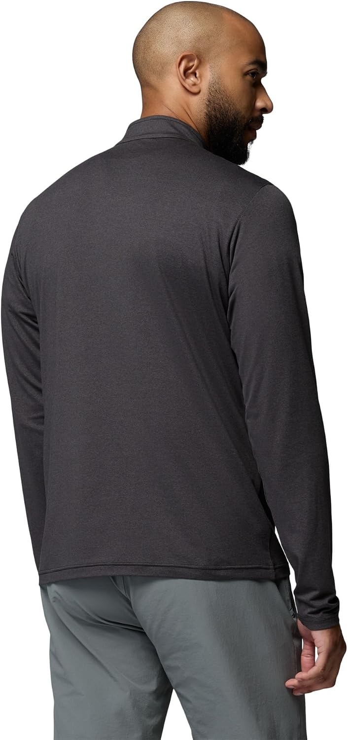 image:imageColumbia Mens Parsons Point Long Sleeve 14 ZipBlack Heather