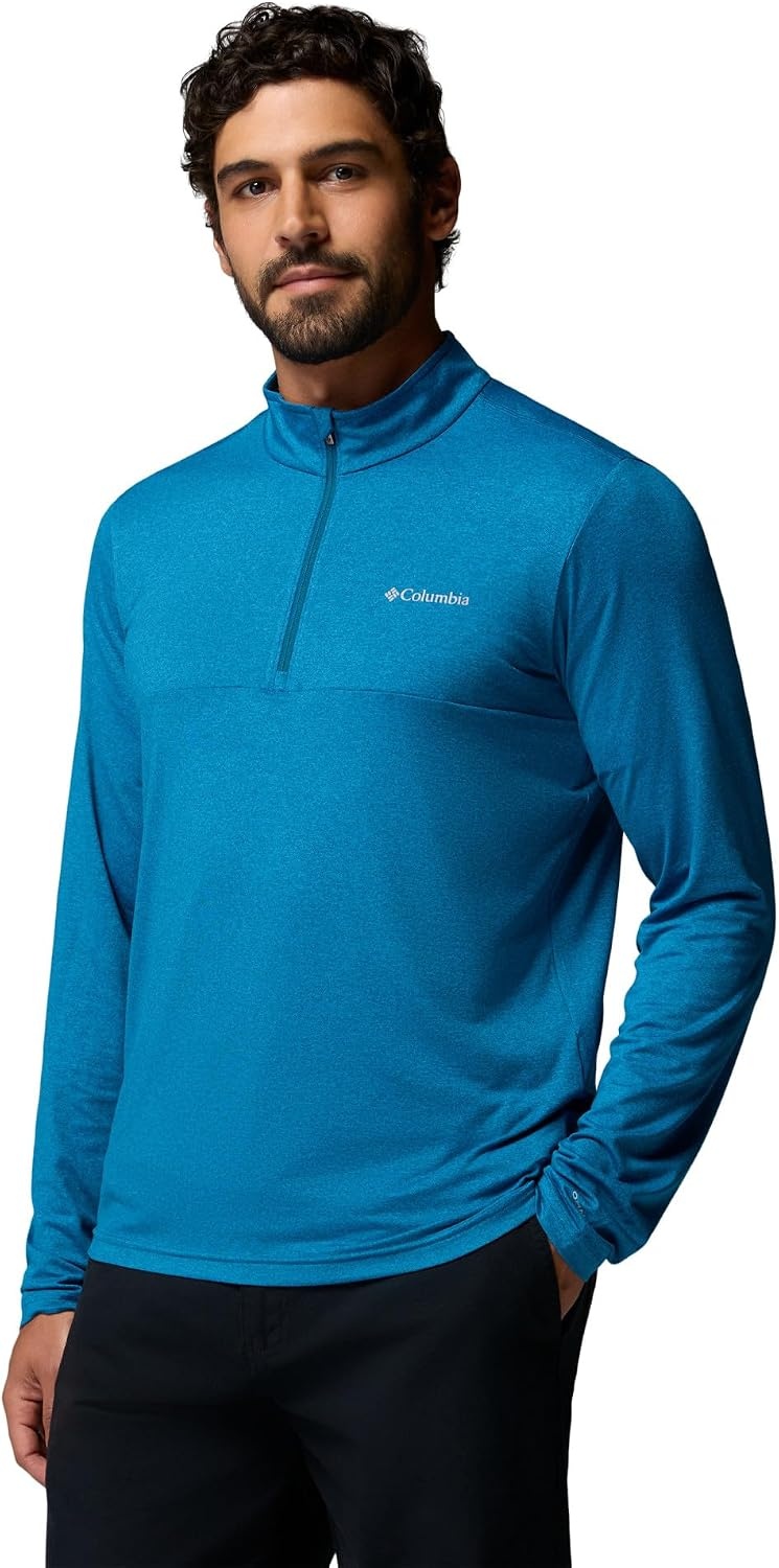 image:imageColumbia Mens Parsons Point Long Sleeve 14 ZipPhoenix Blue Heather