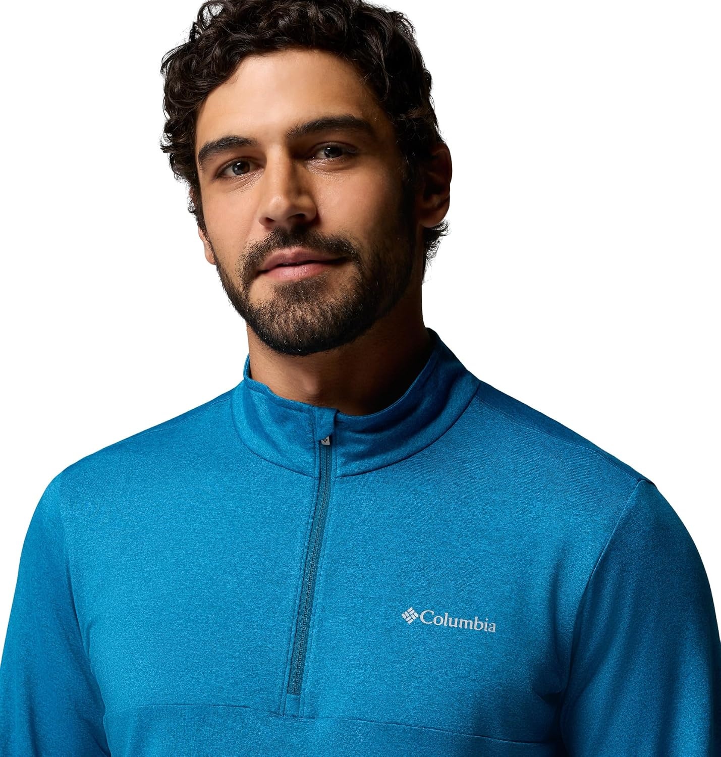 image:imageColumbia Mens Parsons Point Long Sleeve 14 ZipPhoenix Blue Heather