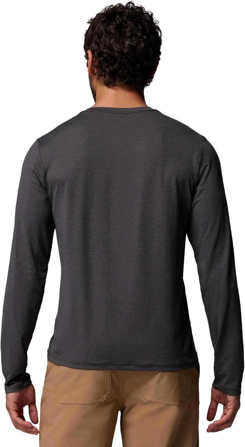 image:imageColumbia Mens Parsons Point Long Sleeve Graphic TeeBlack Heather Blocky Brand