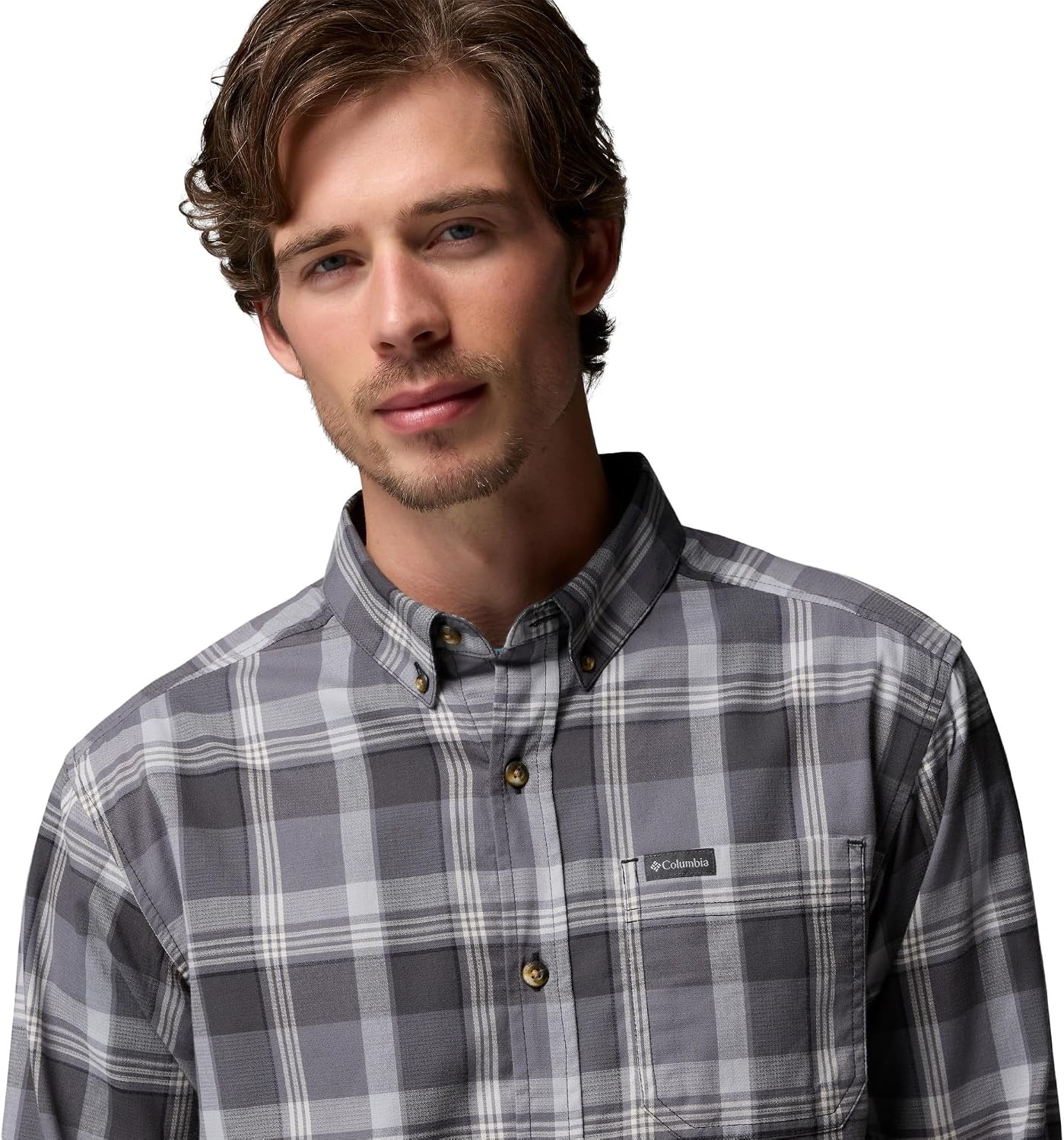 image:imageColumbia Mens Rapid Rivers II Long Sleeve ShirtBlack Everywhere Plaid