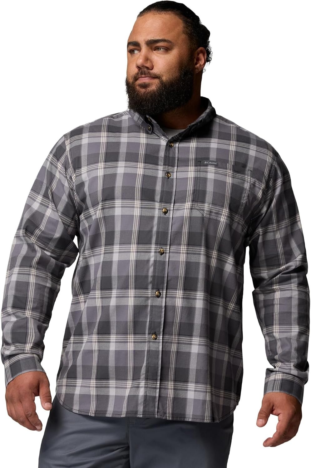 image:imageColumbia Mens Rapid Rivers II Long Sleeve ShirtBlack Everywhere Plaid