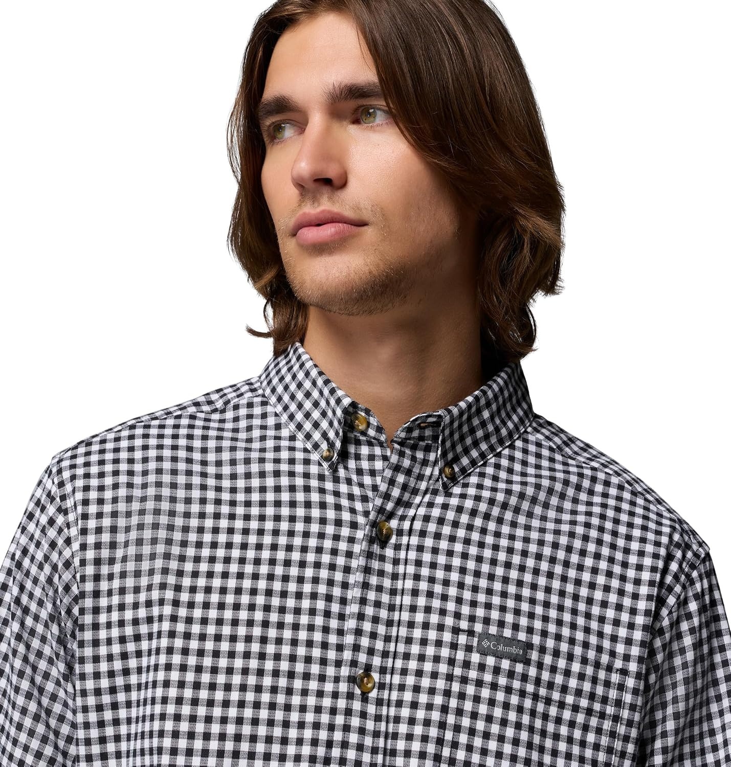image:imageColumbia Mens Rapid Rivers II Long Sleeve ShirtBlack Gingham