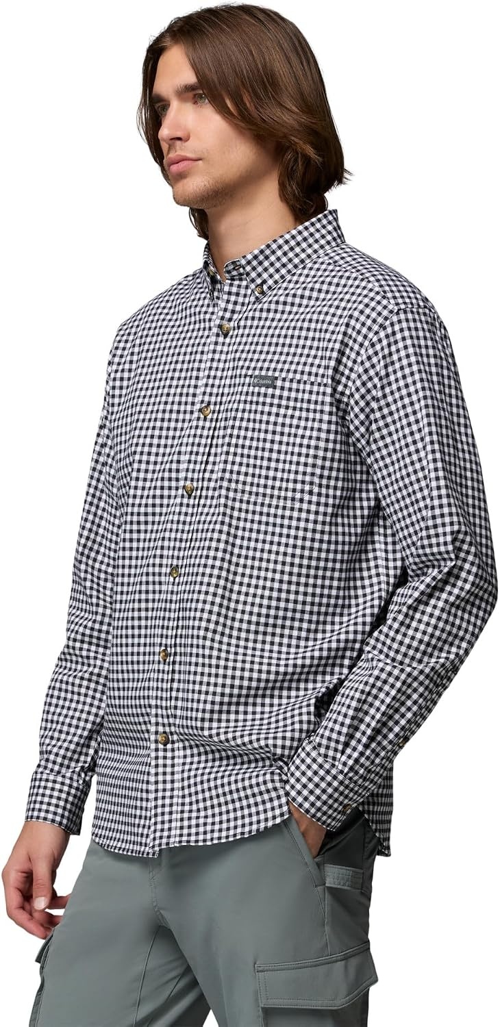 image:imageColumbia Mens Rapid Rivers II Long Sleeve ShirtBlack Gingham