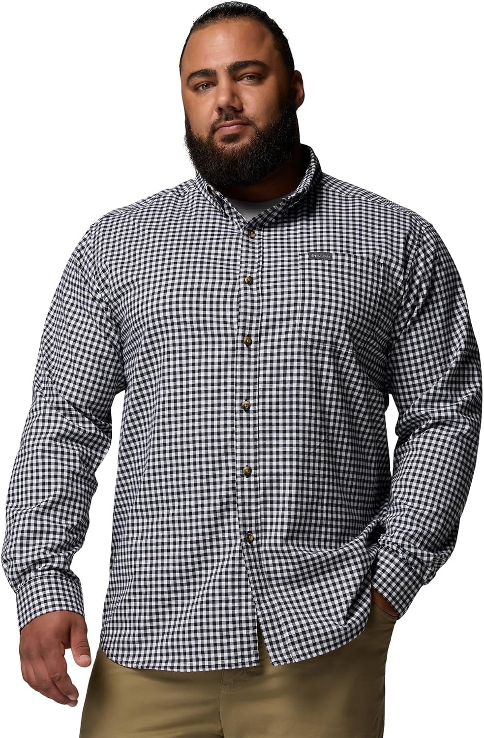 image:imageColumbia Mens Rapid Rivers II Long Sleeve ShirtBlack Gingham