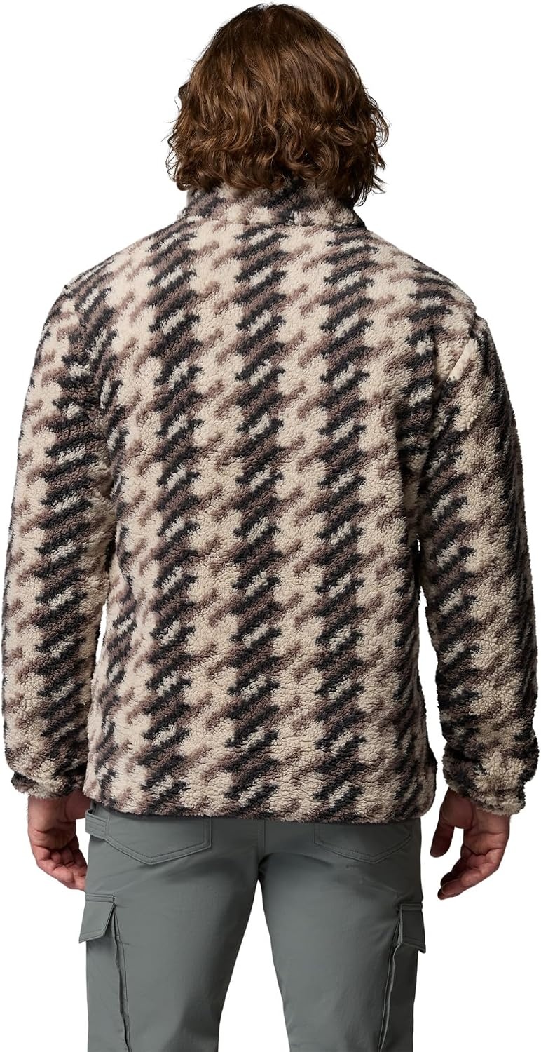 image:imageColumbia Mens Rugged Ridge High Pile Half ZipDark Stone Twills