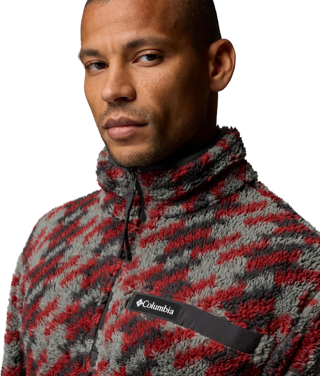 image:imageColumbia Mens Rugged Ridge High Pile Half ZipSedona Sage Twills