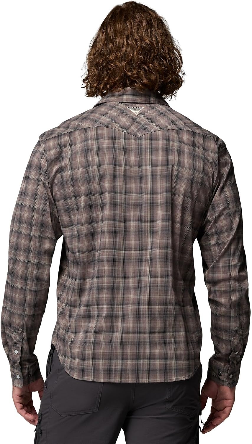 image:imageColumbia Mens Saddle Point II Long Sleeve Western ShirtCity Grey