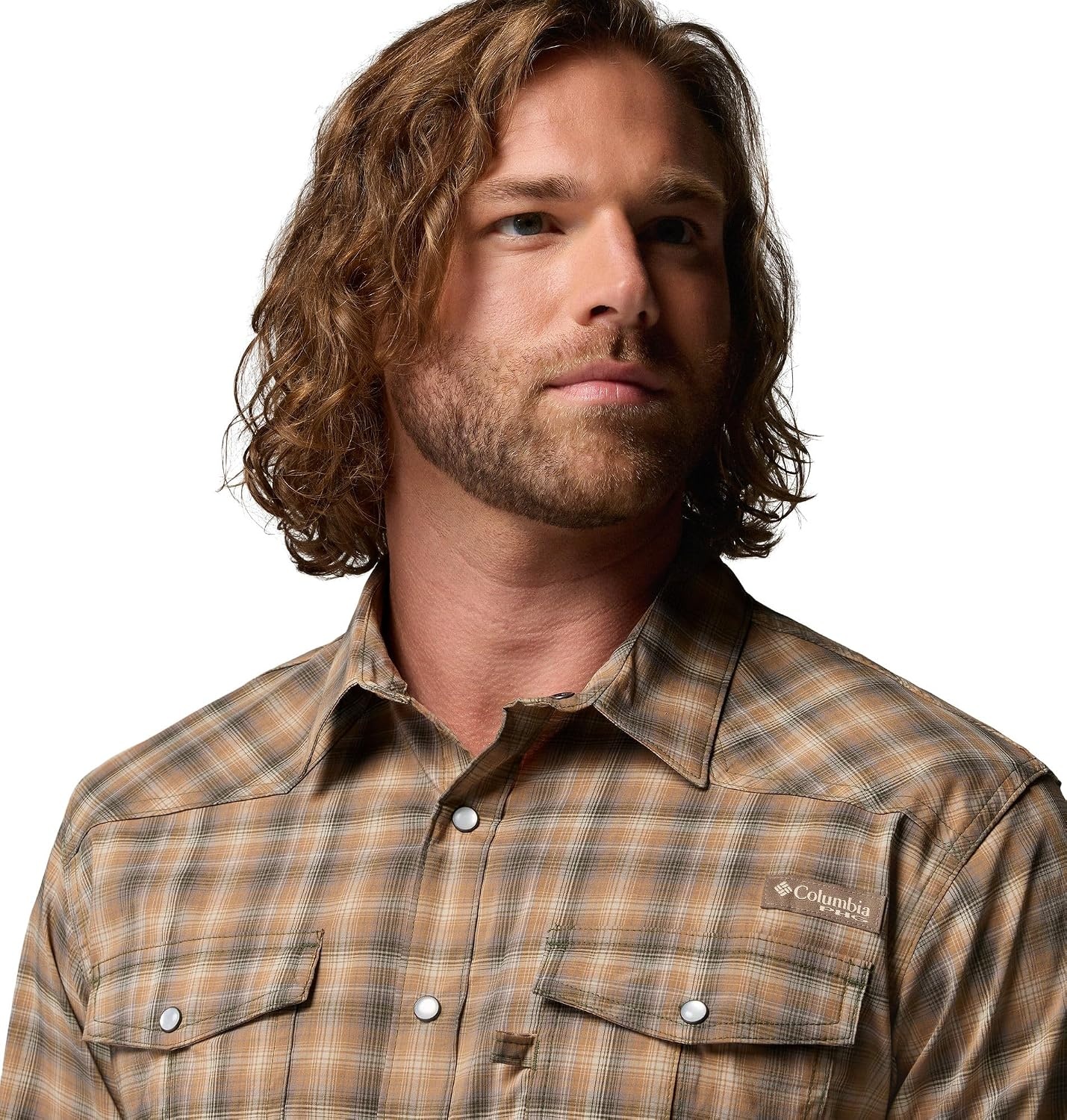 image:imageColumbia Mens Saddle Point II Long Sleeve Western ShirtGreenscape