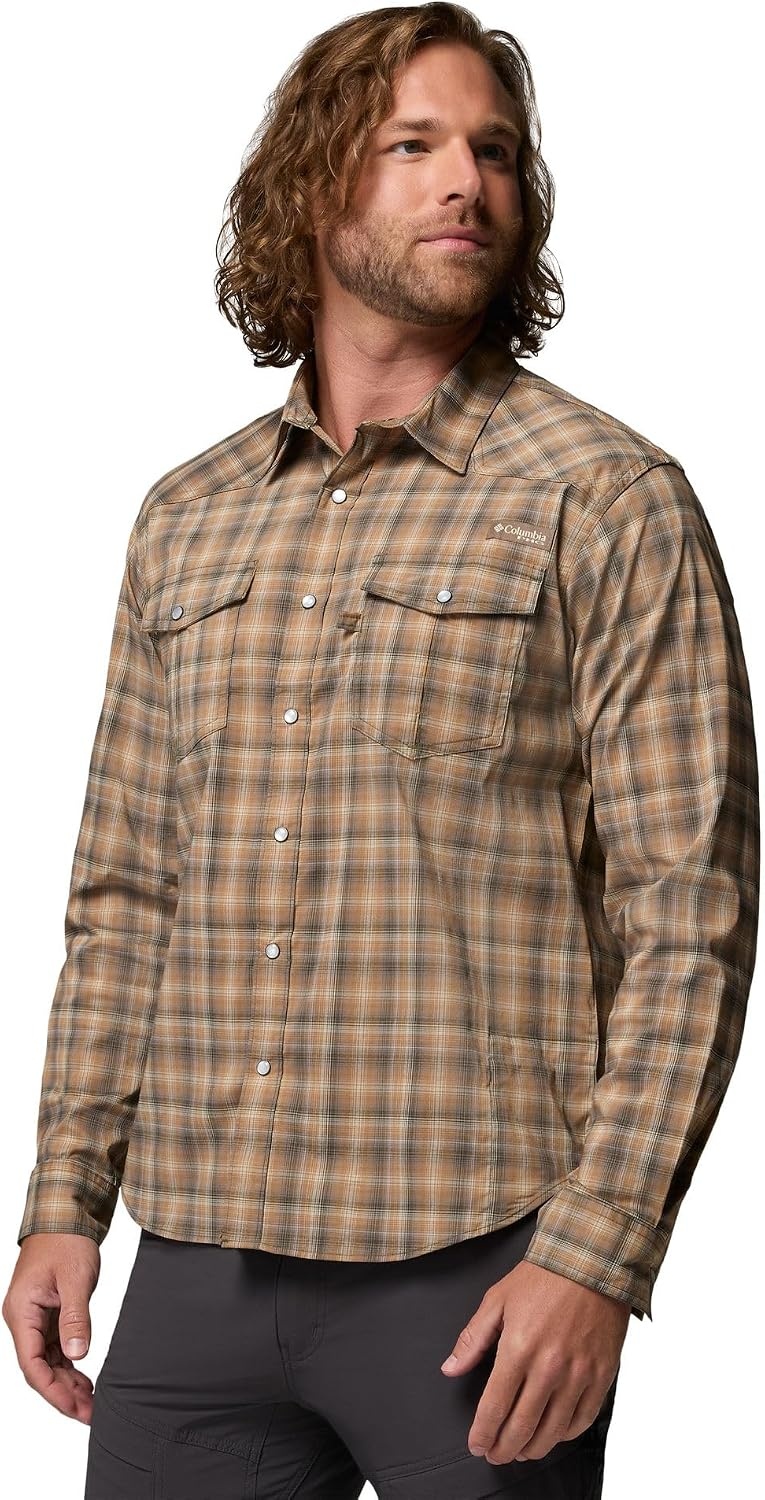 image:imageColumbia Mens Saddle Point II Long Sleeve Western ShirtGreenscape