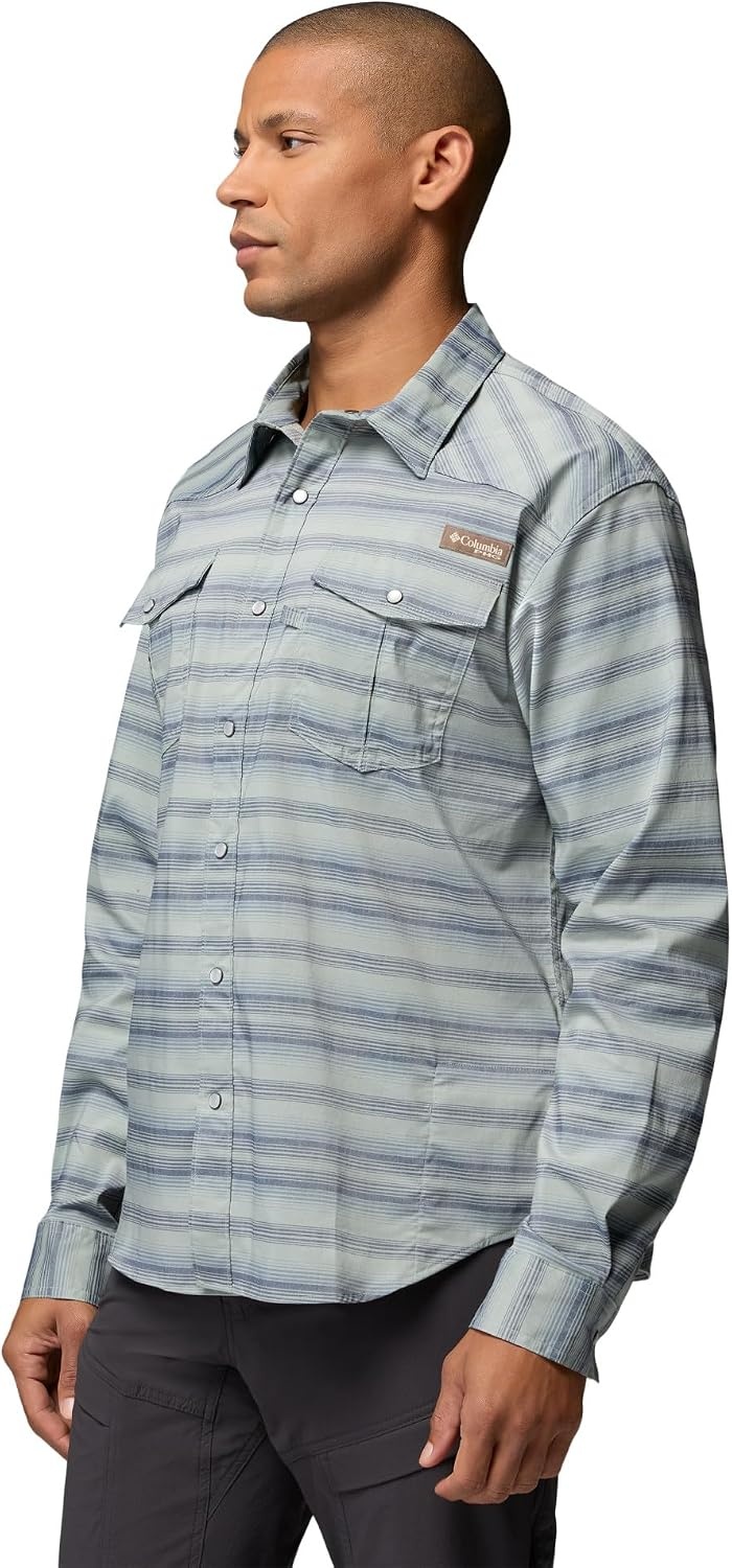 image:imageColumbia Mens Saddle Point II Long Sleeve Western ShirtNiagara