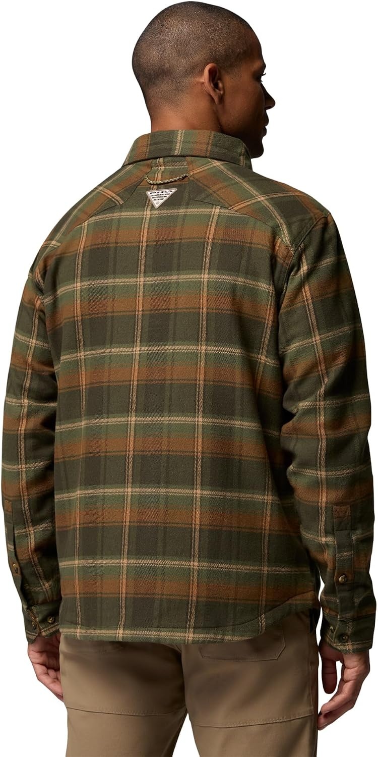 image:imageColumbia Mens Saddle Point Warm Lined FlannelGreenscapeRoundup Plaid