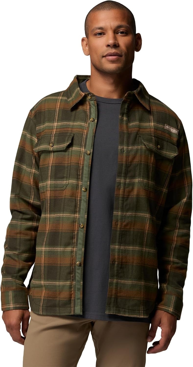 image:imageColumbia Mens Saddle Point Warm Lined FlannelGreenscapeRoundup Plaid