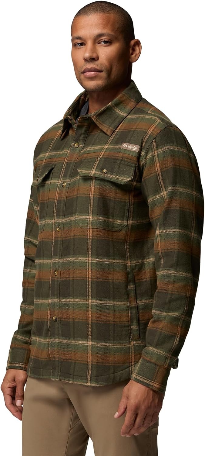 image:imageColumbia Mens Saddle Point Warm Lined FlannelGreenscapeRoundup Plaid