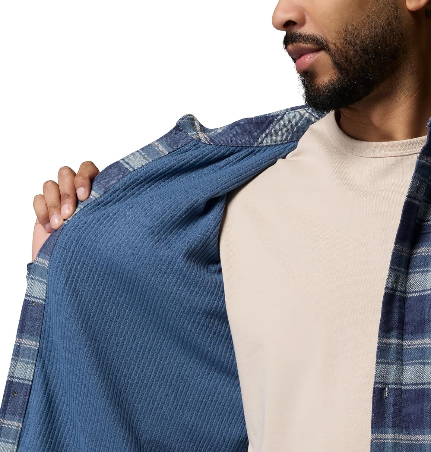 image:imageColumbia Mens Saddle Point Warm Lined FlannelNocturnalRoundup Plaid