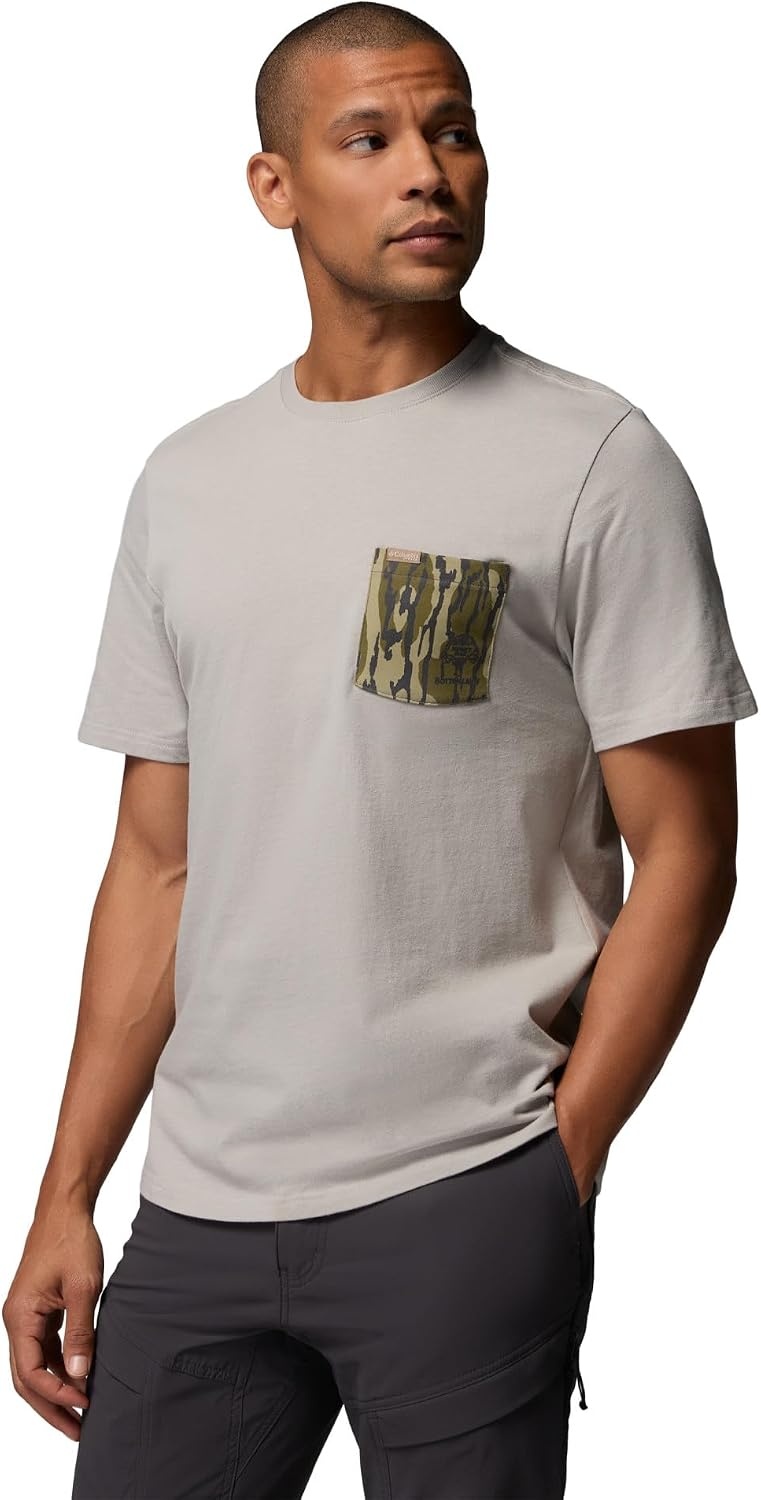 image:imageColumbia Mens Sharptail Camo Pocket TeeFlint Grey
