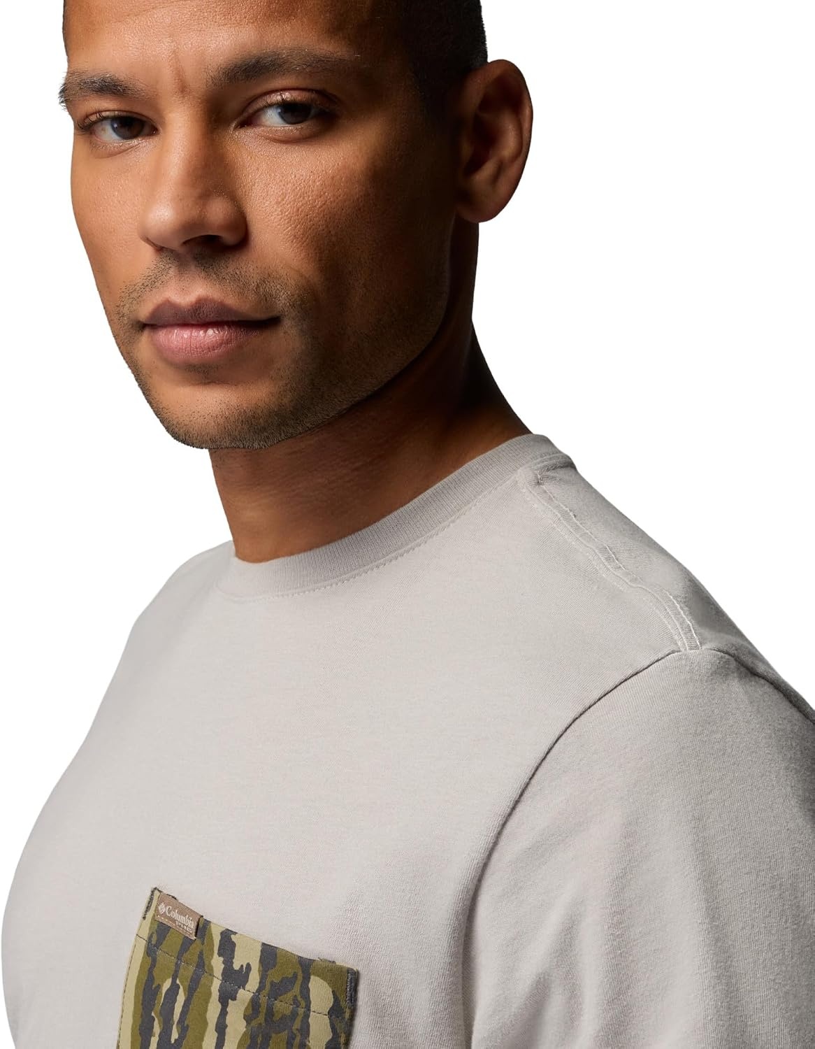 image:imageColumbia Mens Sharptail Camo Pocket TeeFlint Grey