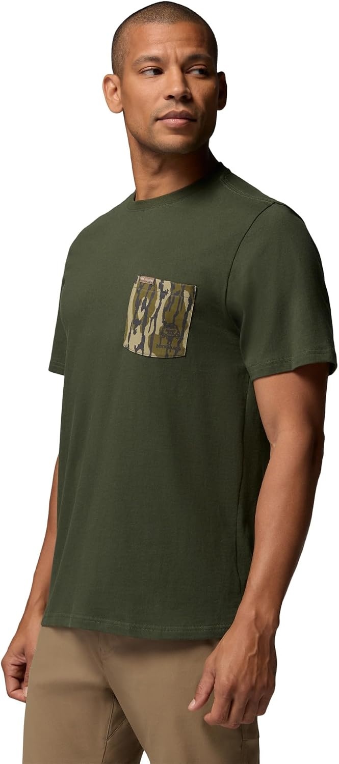 image:imageColumbia Mens Sharptail Camo Pocket TeeSurplus Green