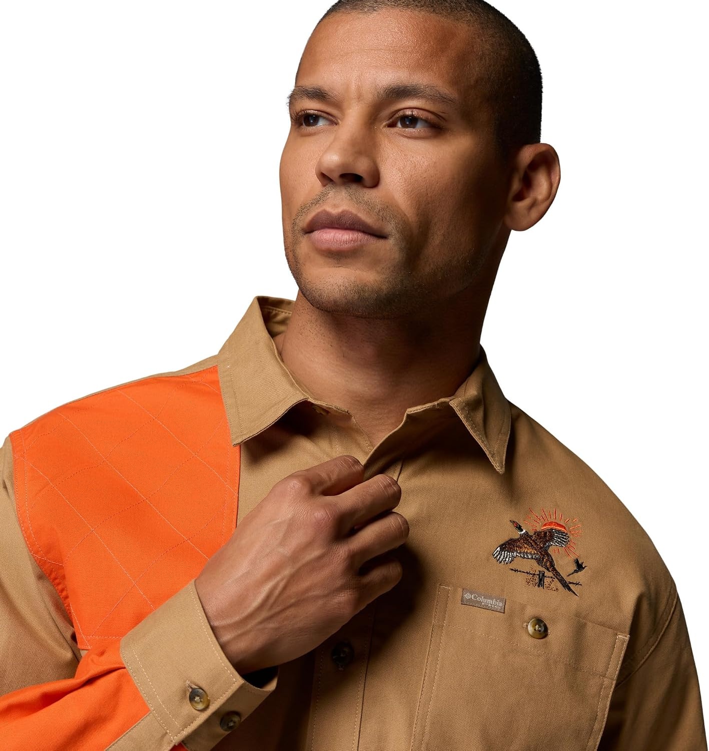image:imageColumbia Mens Sharptail Field ShirtSaharaTangy Orange
