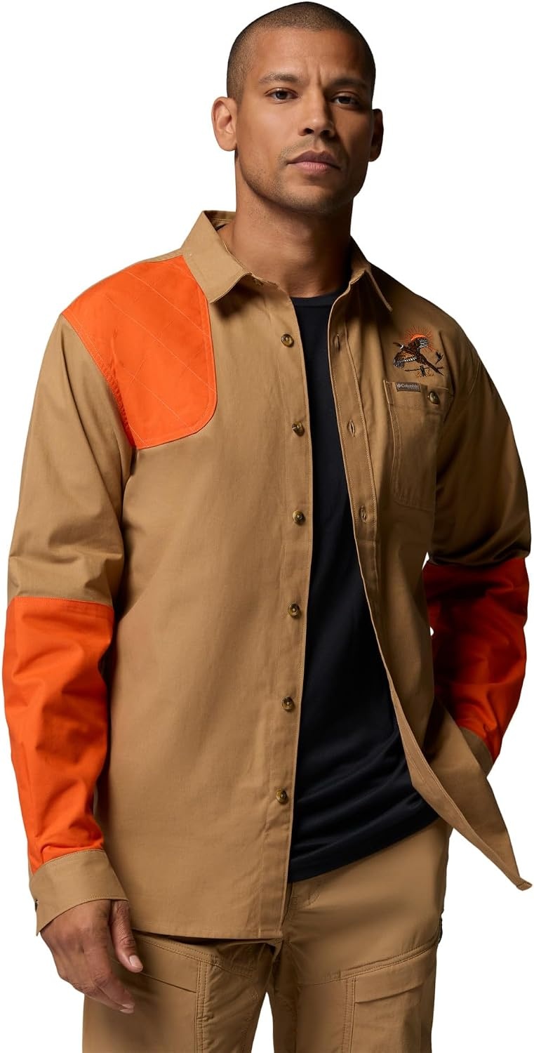 image:imageColumbia Mens Sharptail Field ShirtSaharaTangy Orange