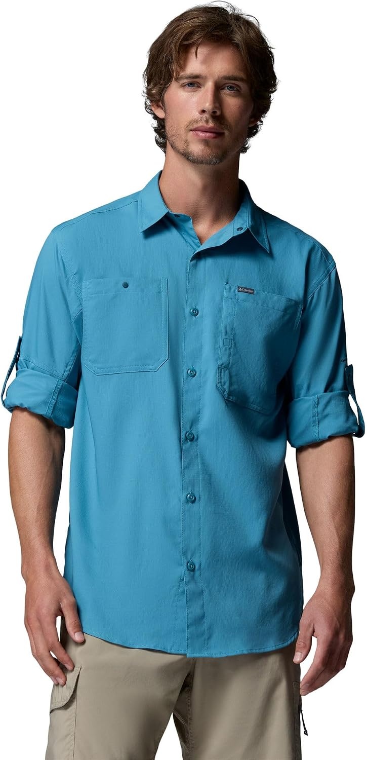image:imageColumbia Mens Silver Ridge Utility II Long Sleeve ShirtCanyon Blue