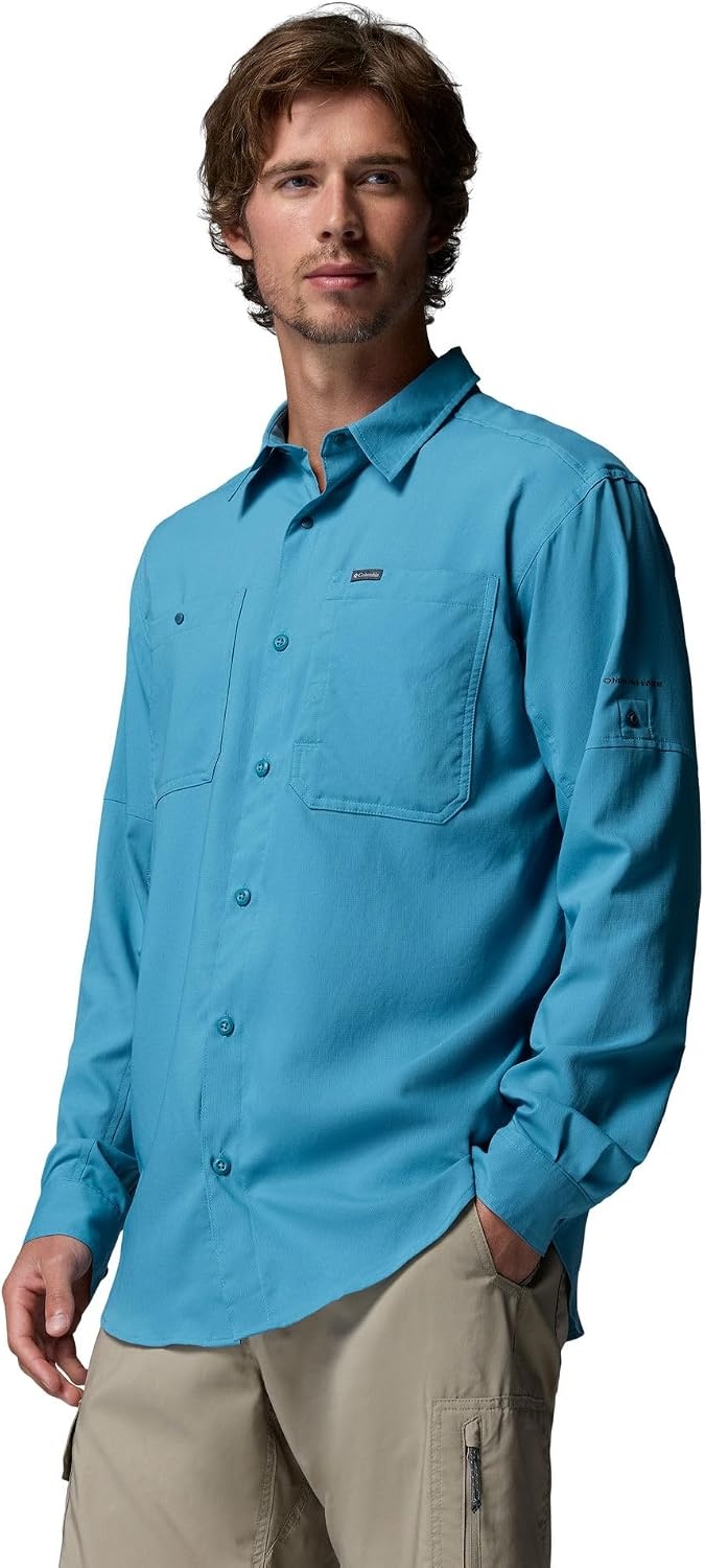 image:imageColumbia Mens Silver Ridge Utility II Long Sleeve ShirtCanyon Blue