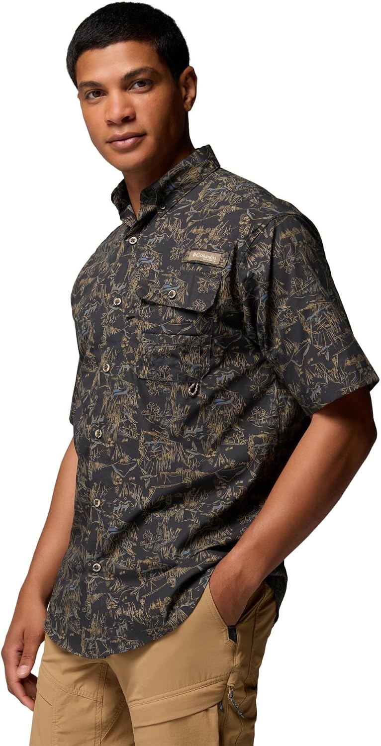 image:imageColumbia Mens Super Sharptail Short Sleeve Shirt Shark Medium