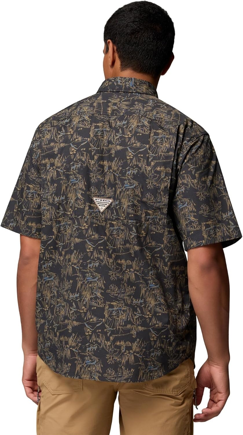 image:imageColumbia Mens Super Sharptail Short Sleeve Shirt Shark Medium
