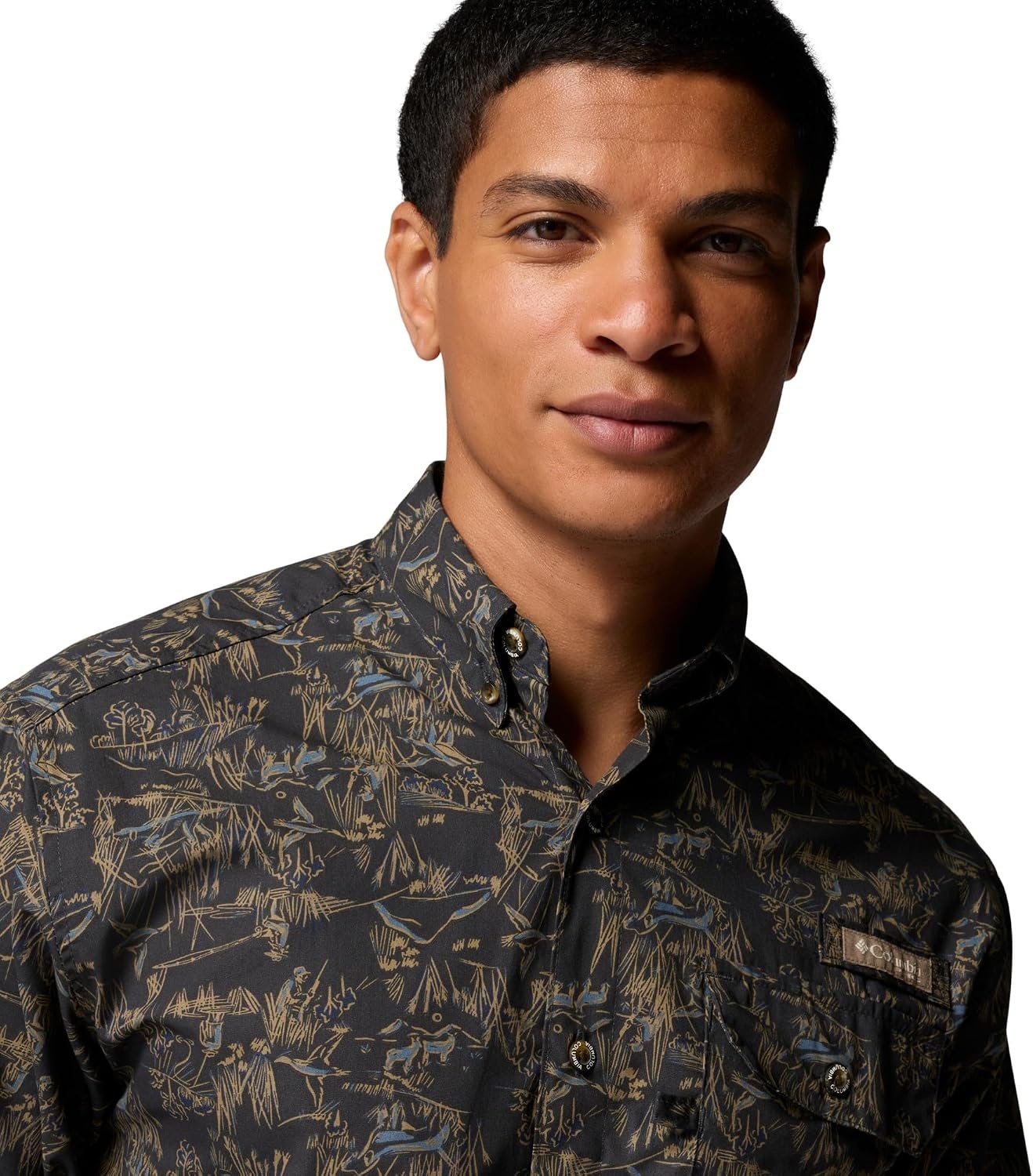 image:imageColumbia Mens Super Sharptail Short Sleeve Shirt Shark Medium