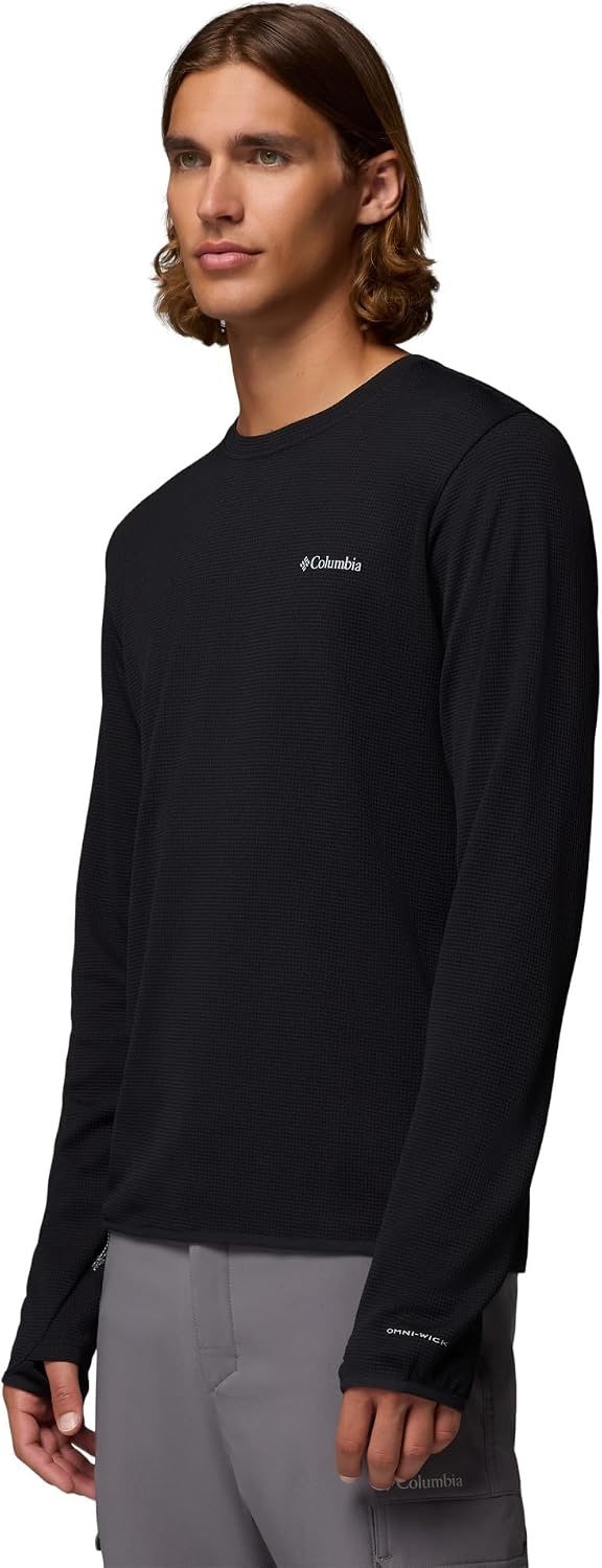 image:imageColumbia Mens Tech Trail Utility Warm Long Sleeve CrewBlack