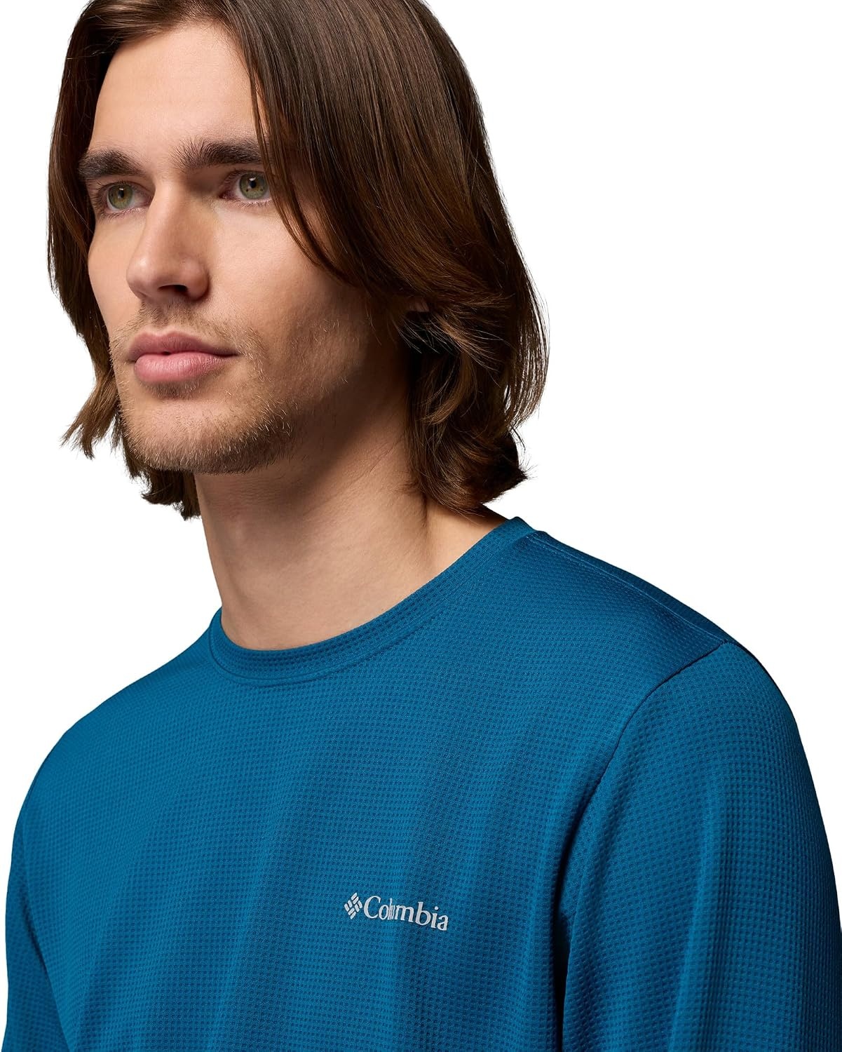 image:imageColumbia Mens Tech Trail Utility Warm Long Sleeve CrewPhoenix Blue
