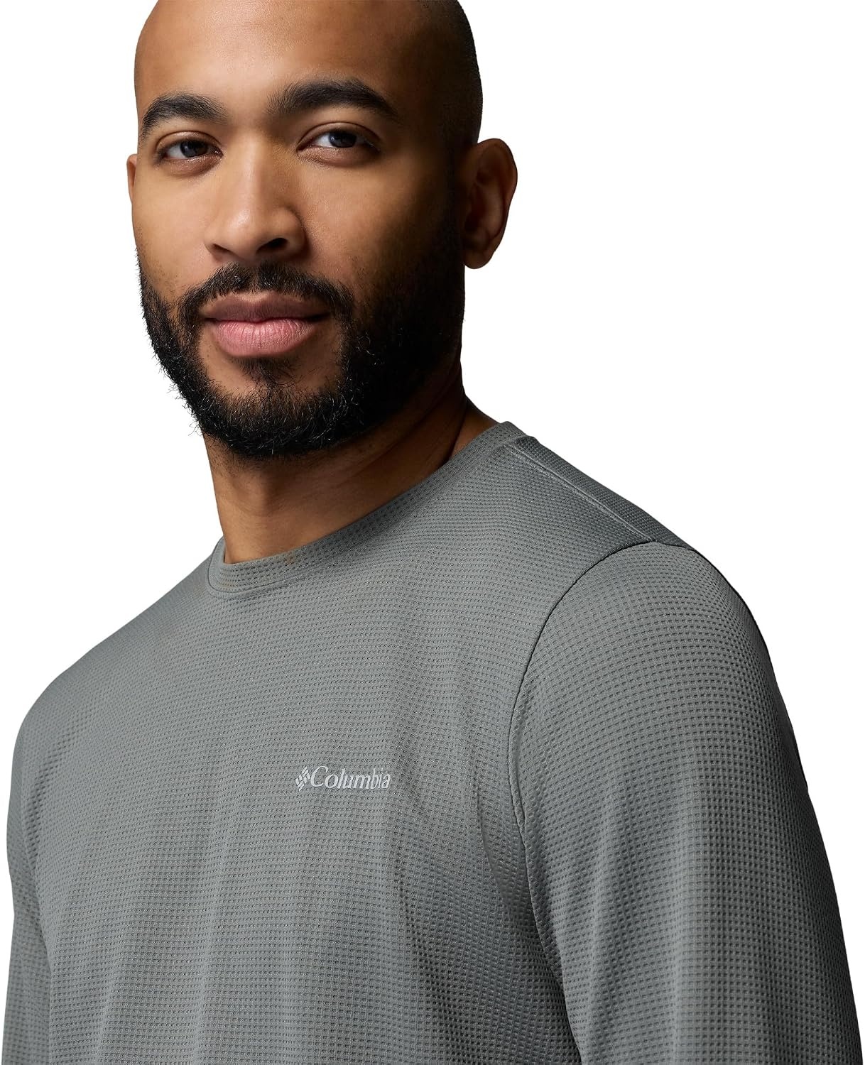 image:imageColumbia Mens Tech Trail Utility Warm Long Sleeve CrewSedona Sage
