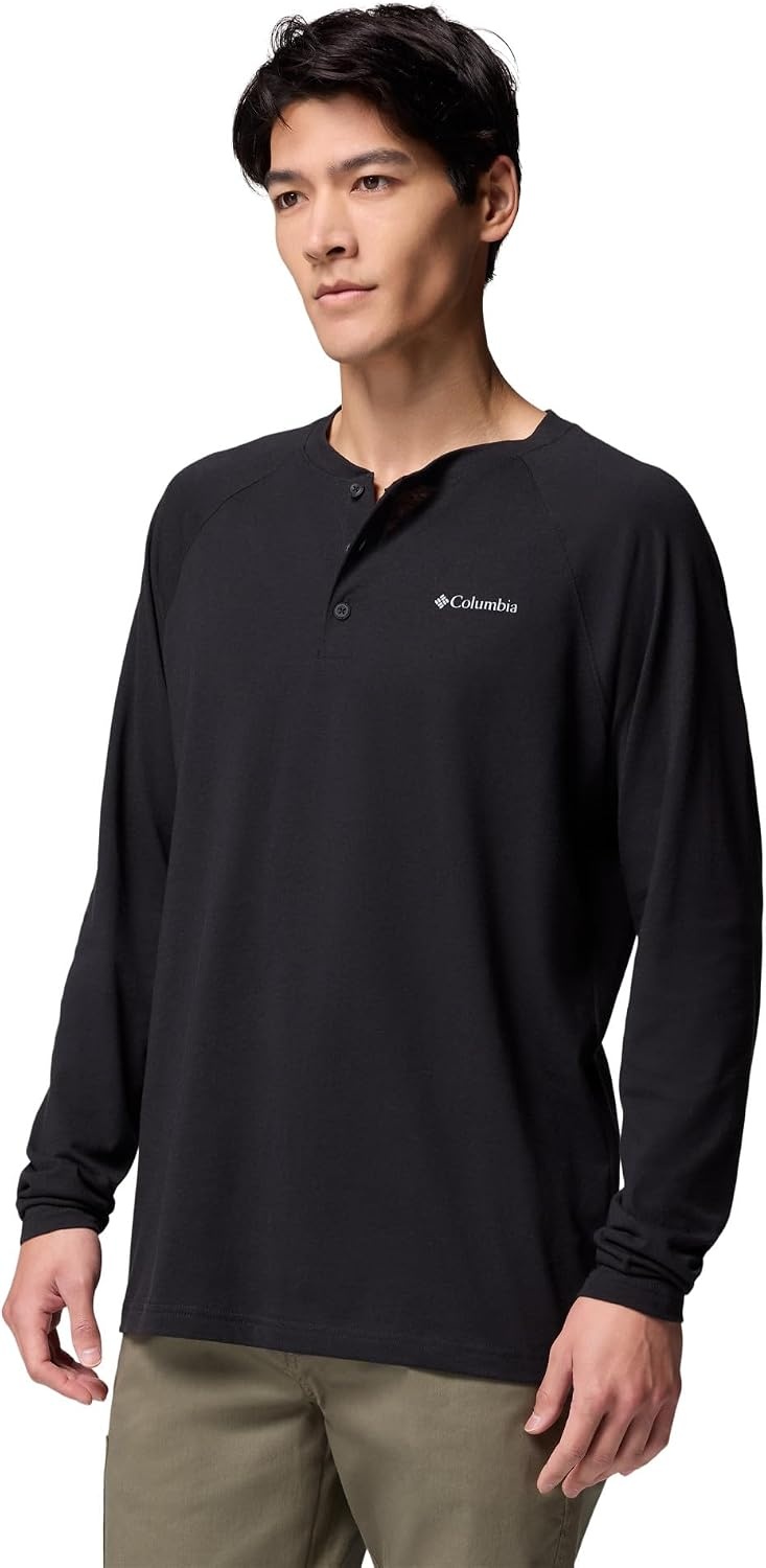 image:imageColumbia Mens Thistletown Hills Raglan HenleyBlack