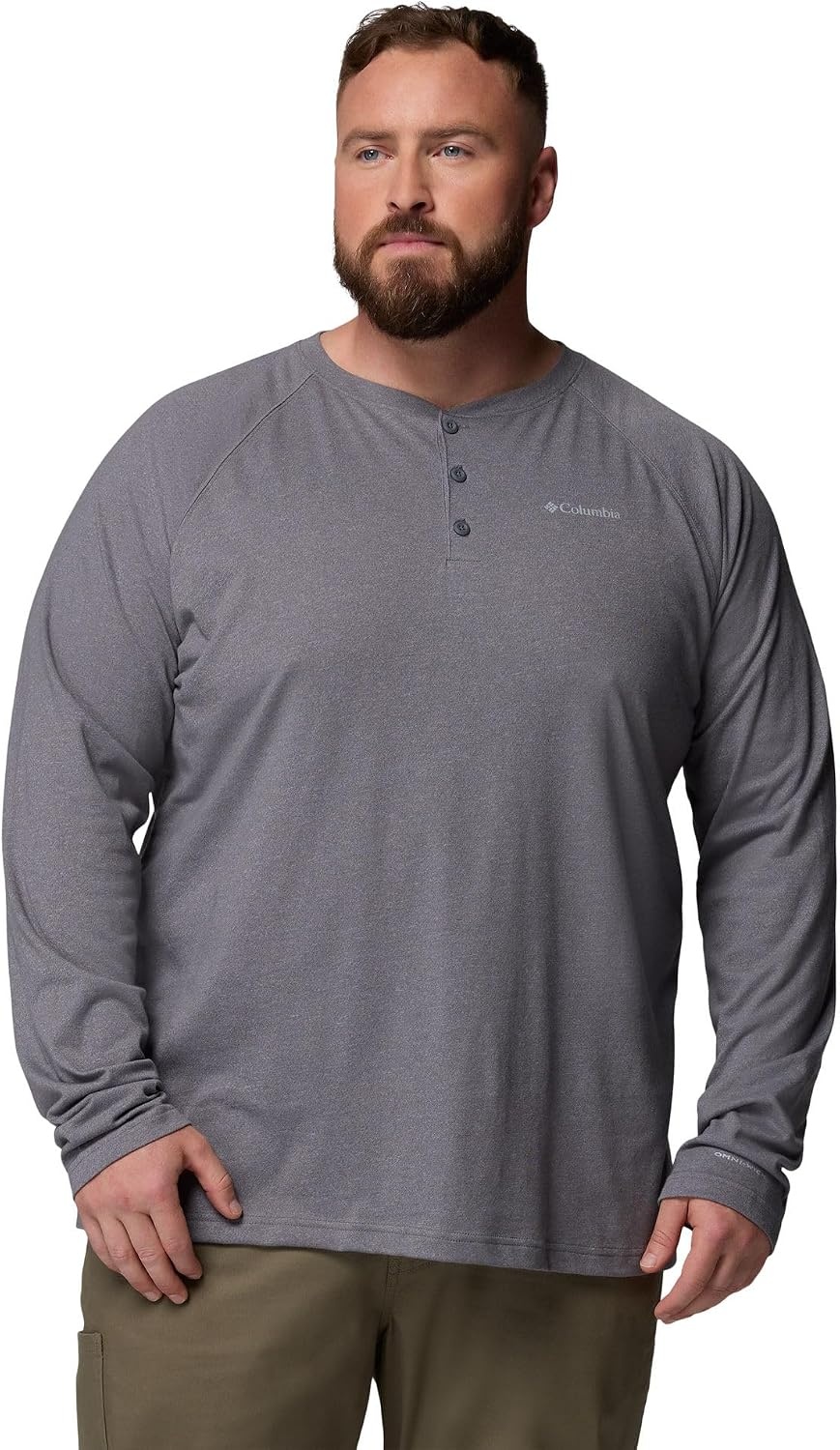 image:imageColumbia Mens Thistletown Hills Raglan HenleyCity Grey Heather