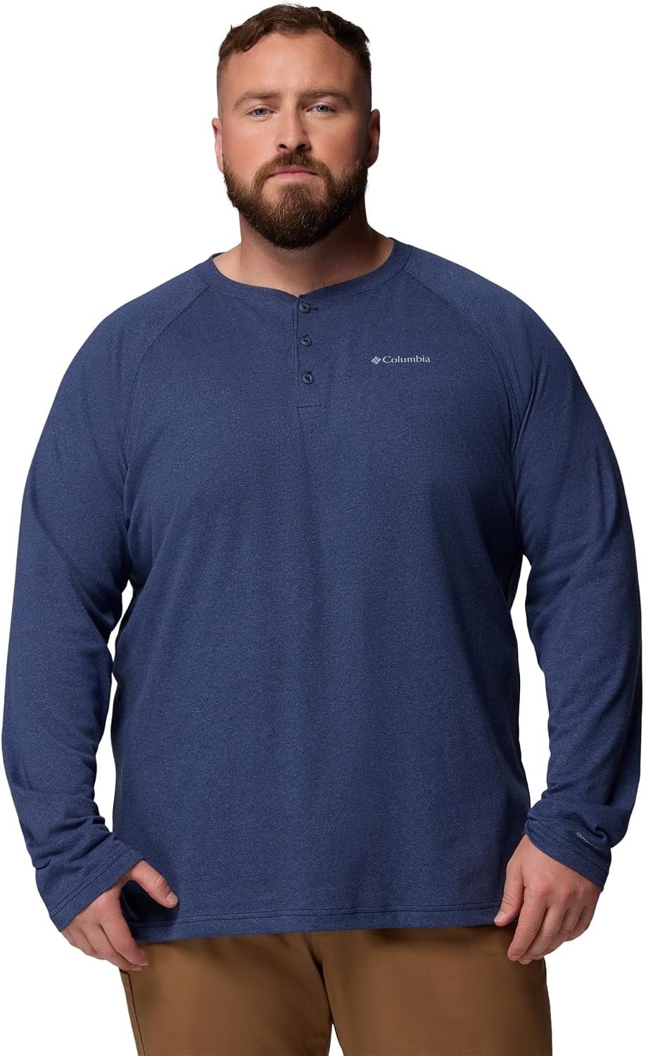 image:imageColumbia Mens Thistletown Hills Raglan HenleyDark Mountain Heather