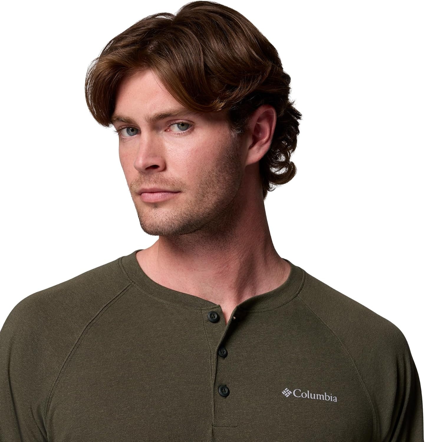 image:imageColumbia Mens Thistletown Hills Raglan HenleyGreenscape Heather