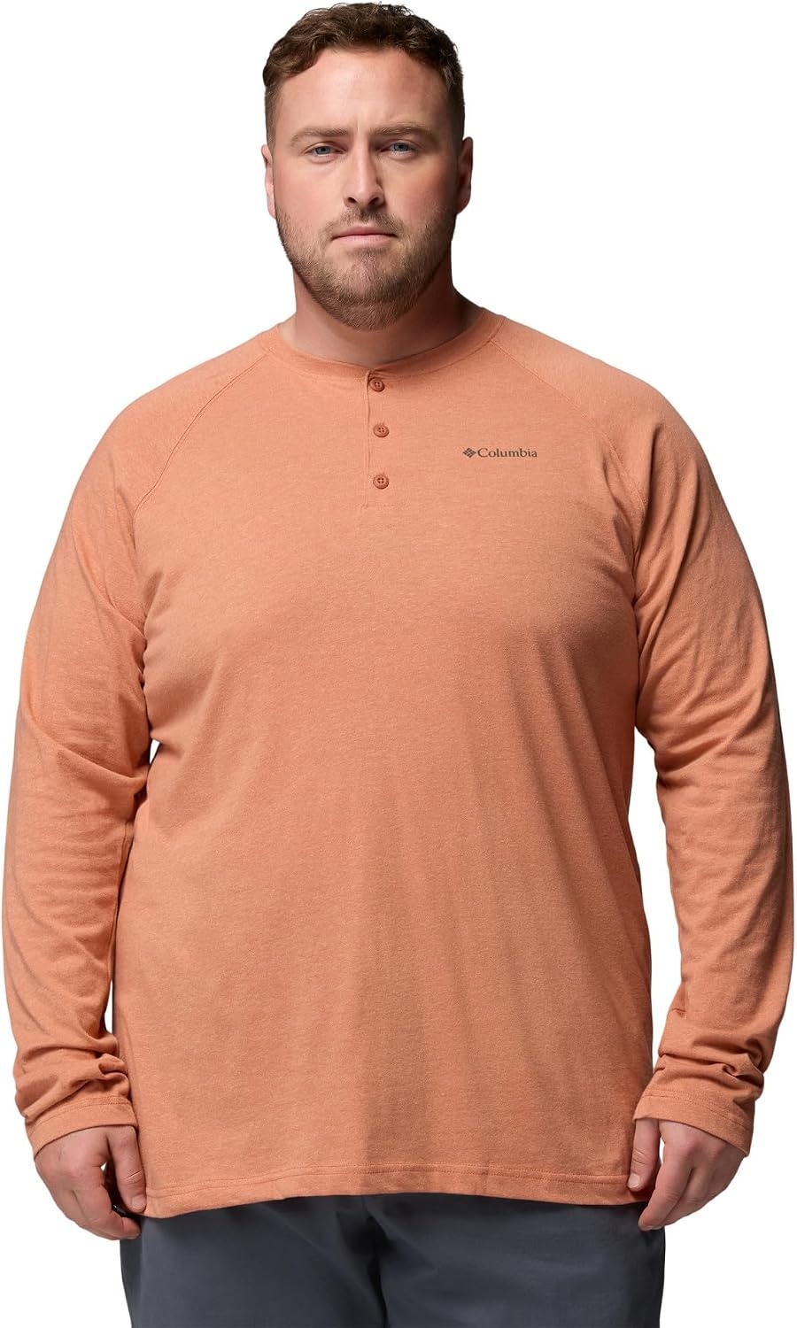 image:imageColumbia Mens Thistletown Hills Raglan HenleyTeak Brown Heather