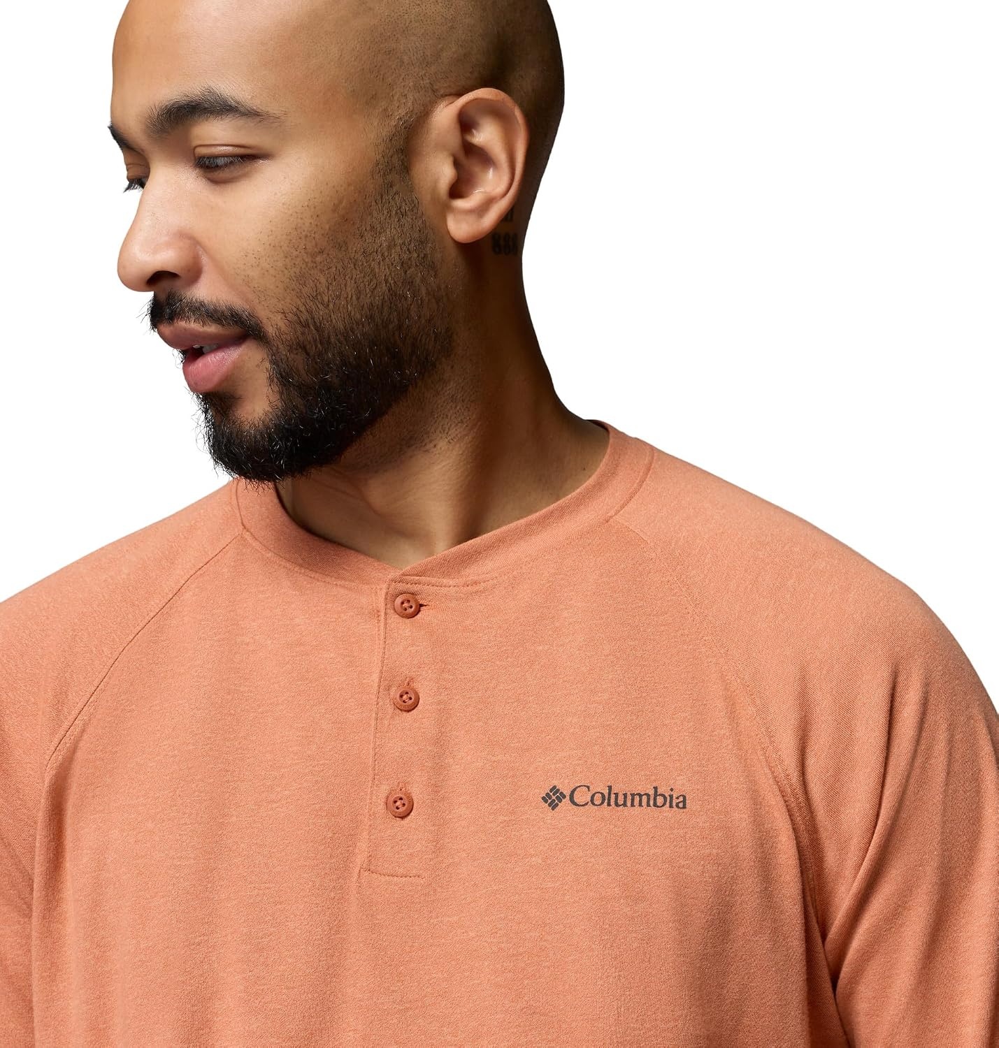 image:imageColumbia Mens Thistletown Hills Raglan HenleyTeak Brown Heather